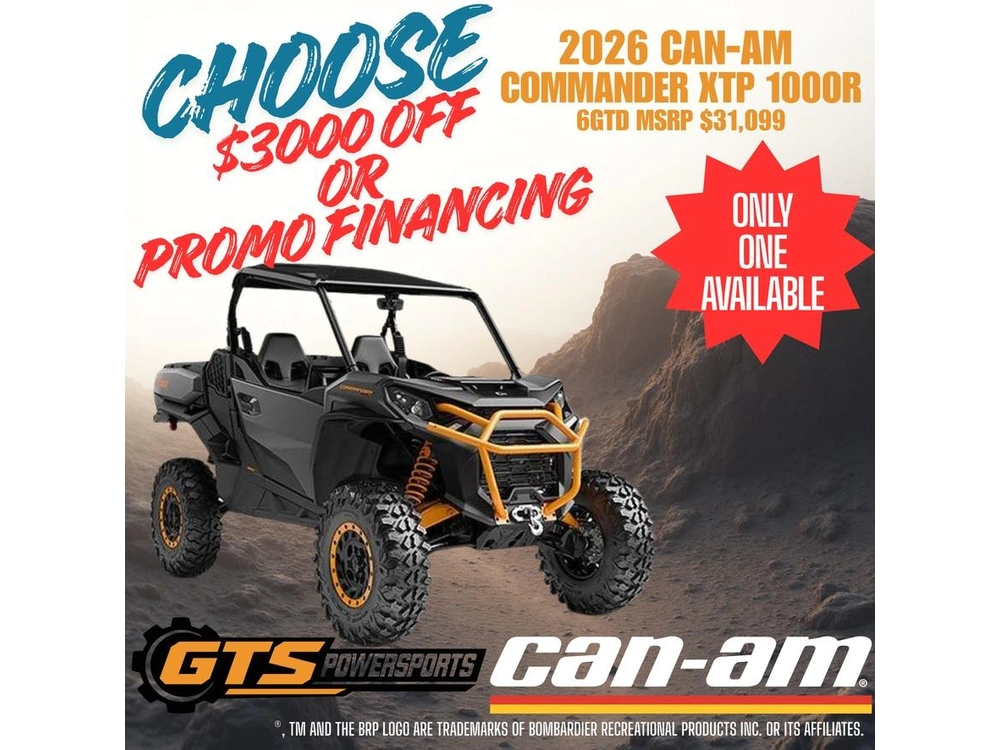 2026 Can-am 6ytb Commander Xtp 1000r alt