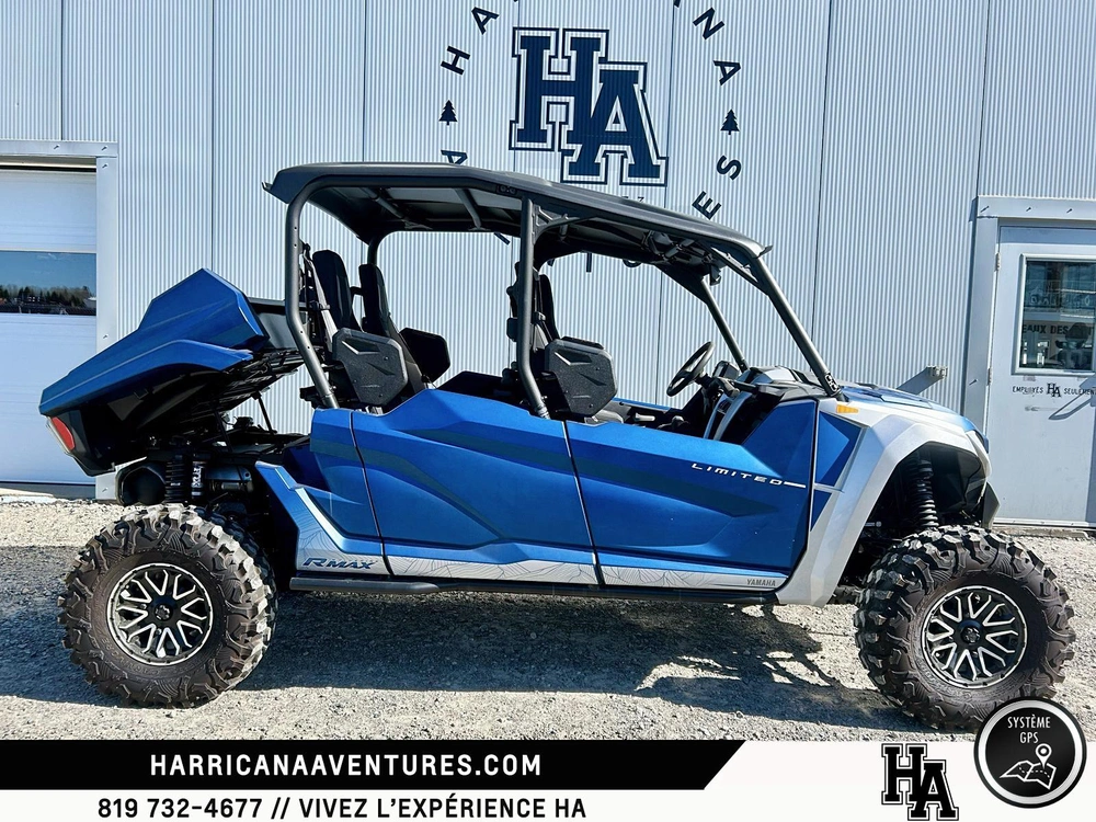 2026 Yamaha Wolverine Rmax4 1000limi Bleu/ alt