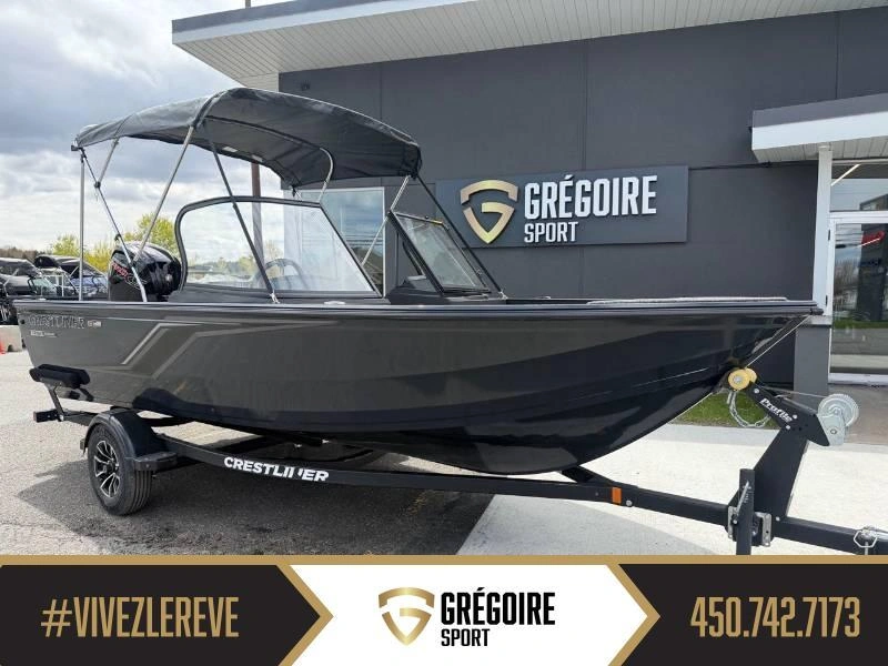 Crestliner 1750 Hawk Wt Jumpseat Argent 2026 alt