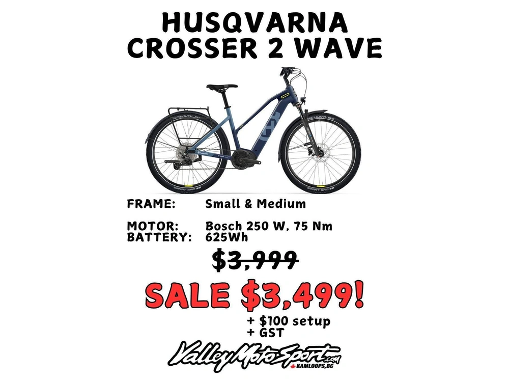 2023 Husqvarna E-bicycles Crosser 2 Wave alt
