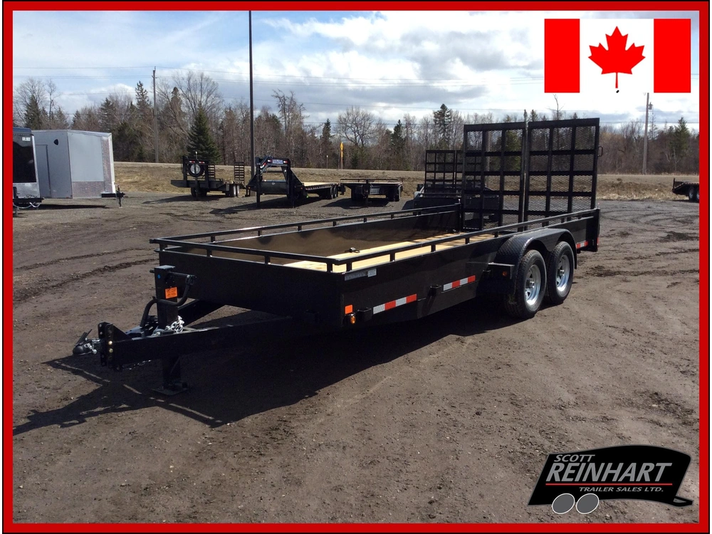 2026 Canada Trailers 82x18 5 Ton Landscape Trailer alt