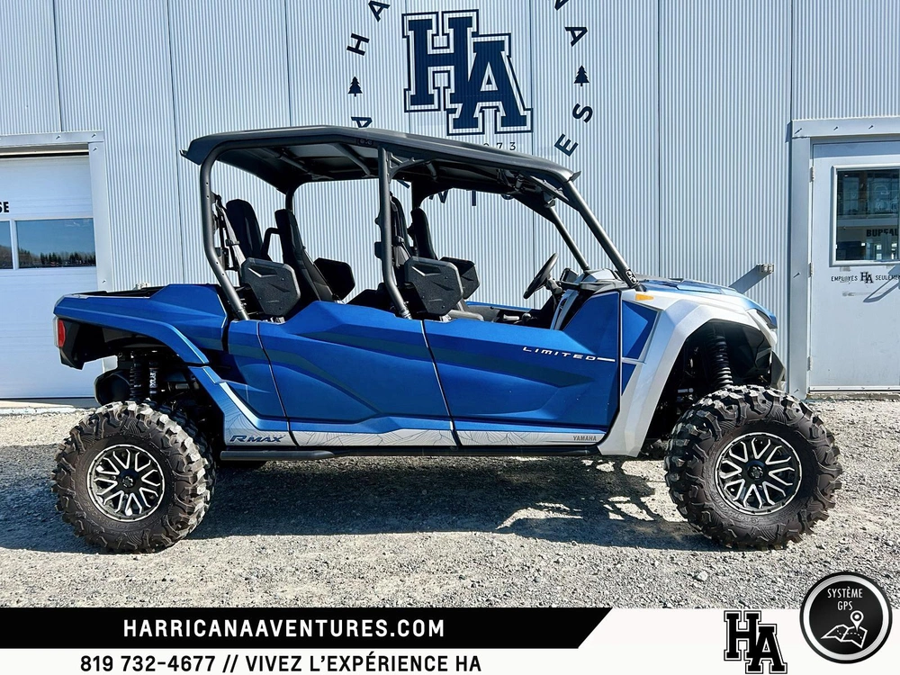 2026 Yamaha Wolverine Rmax4 1000limi Bleu/ alt