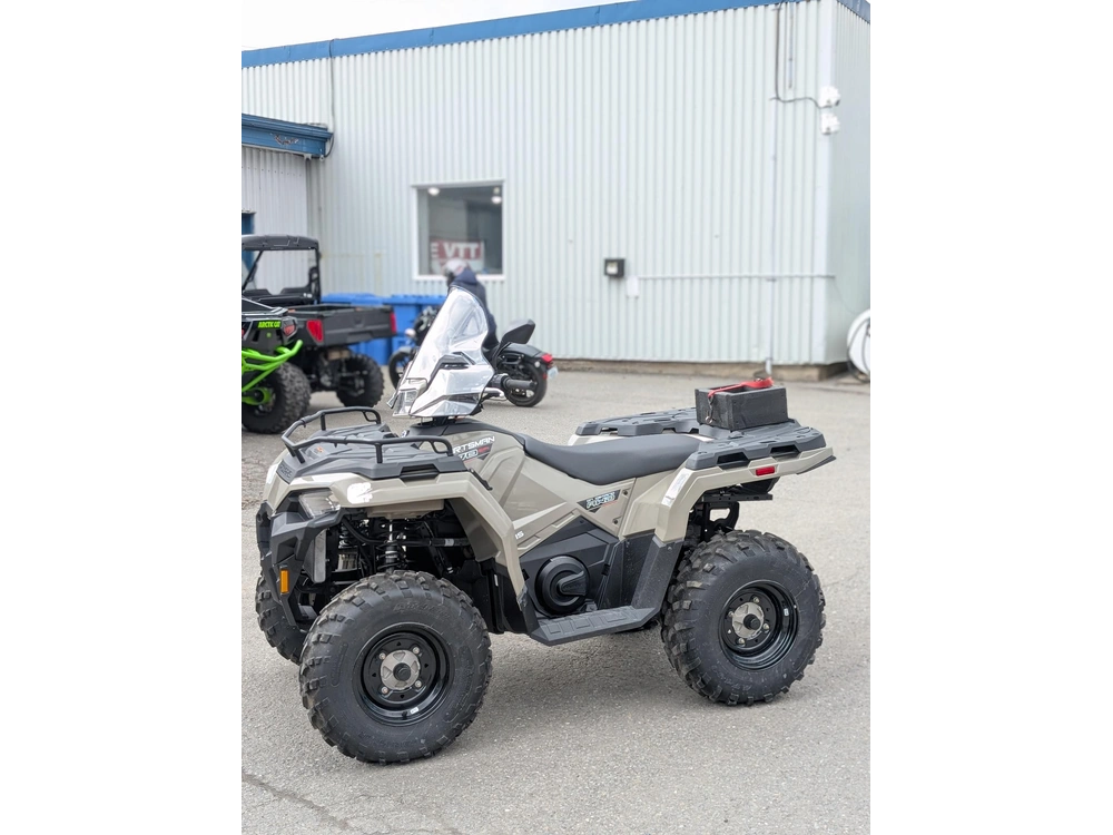 Polaris Sportsman 570 Desert Sand Non-eps 🎯 Vtt Usagé Bas Km Chauffant Pare-brise Coffre Arrière État Parfait Prêt Sentier 🟢 2026 alt