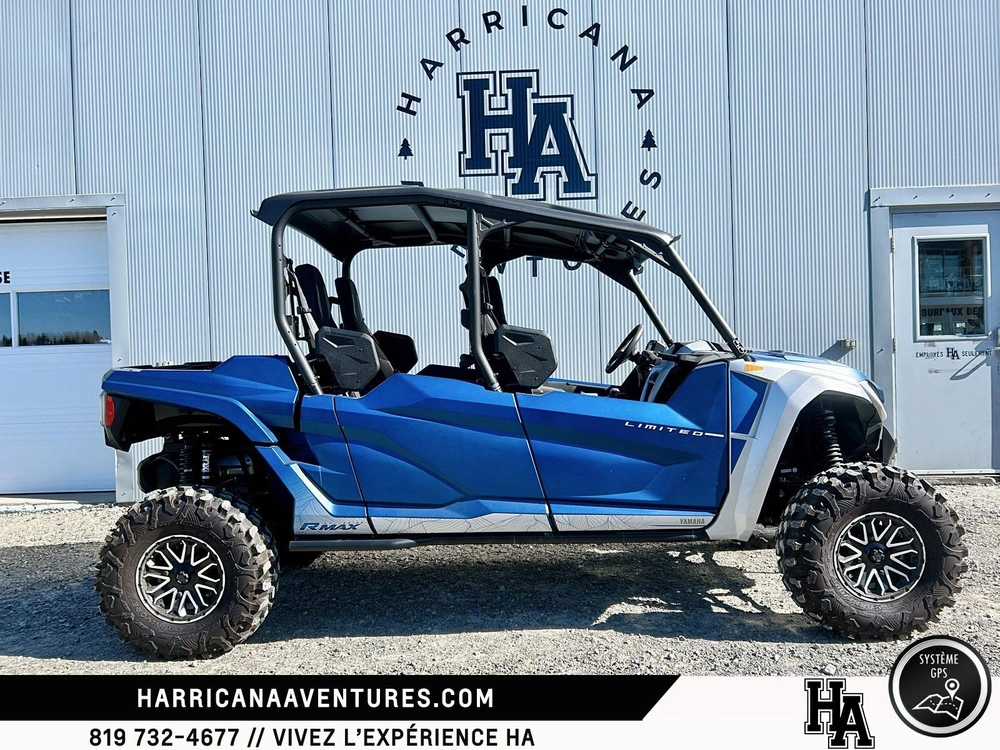 2026 Yamaha Wolverine Rmax4 1000limi Bleu/ alt