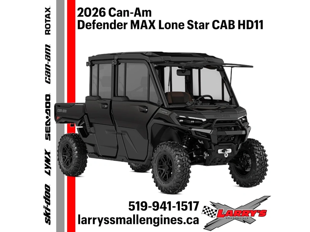 2026 Can-am Defender Max Lone Star Cab Hd11 alt