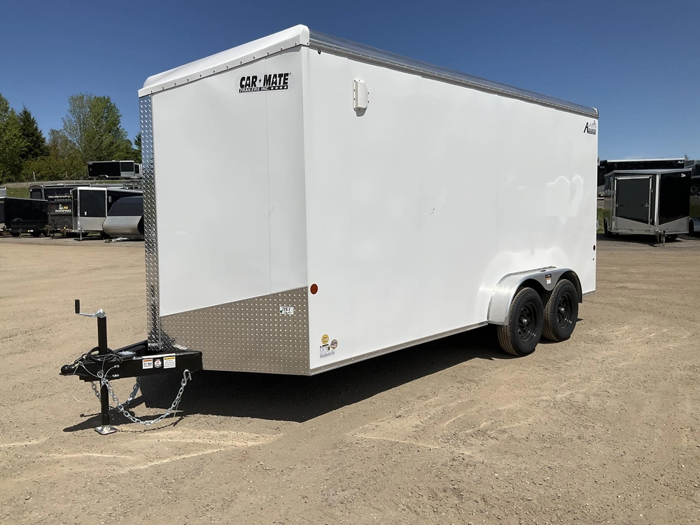 2026 Car Mate Trailers 7x16 Plus V-nose Avalanche Hd Cargo Trailer alt