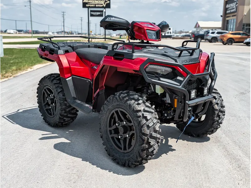 2026 Polaris Sportsman 570 Trail // Sunset Red w/ Trail Riding Package thumbnail 3