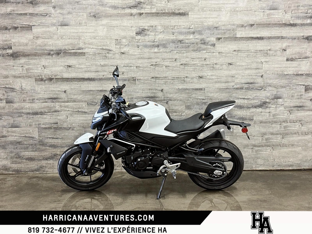 2025 Cfmoto 450nk Blanc alt