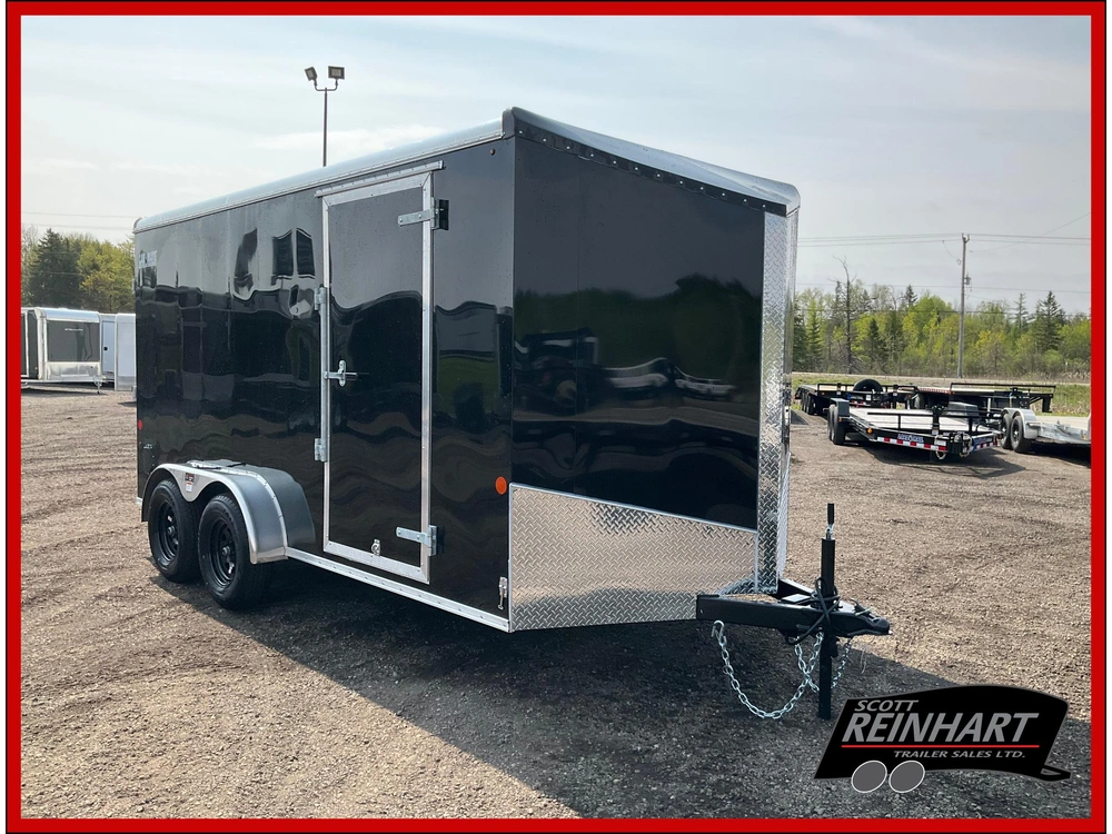 2026 Car Mate Trailers 7x14 Plus V-nose Hd Avalanche Cargo Trailer alt