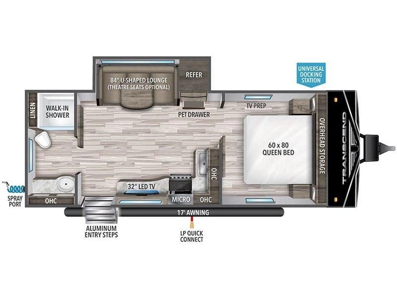 Grand Design Transcend 221rb 2024 alt