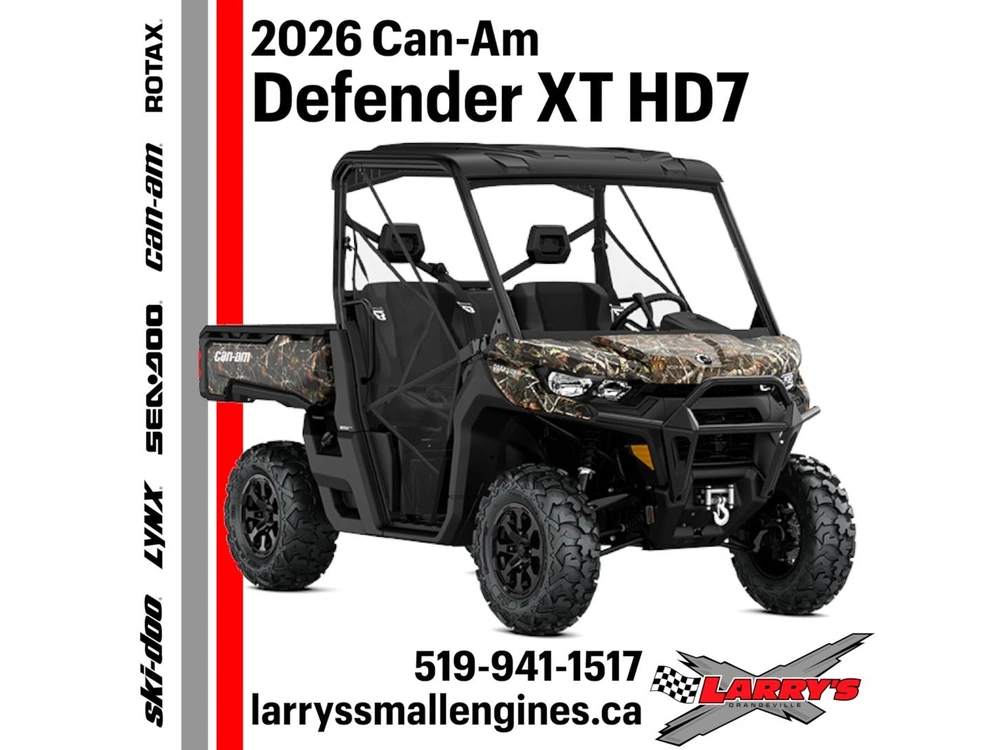 2026 Can-am Defender Xt Hd7 7etd alt