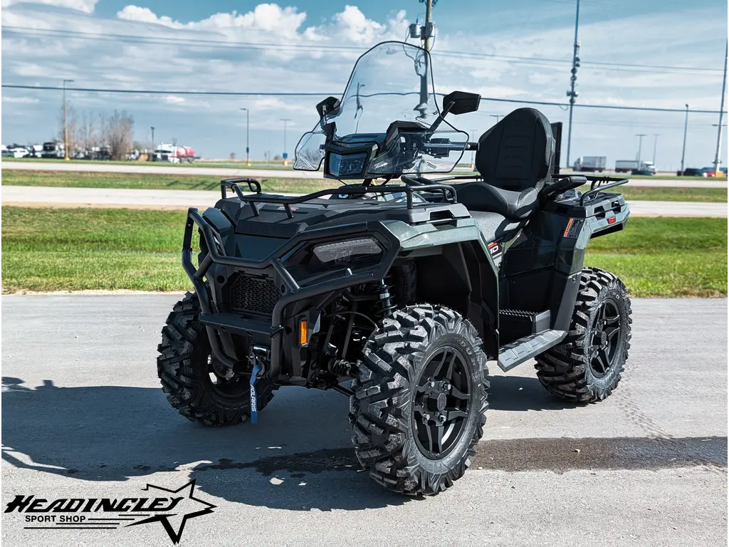2026 Polaris Sportsman Touring 570 Premium // Treeline Green Metallic w/ Tall Windshield & Mirrors