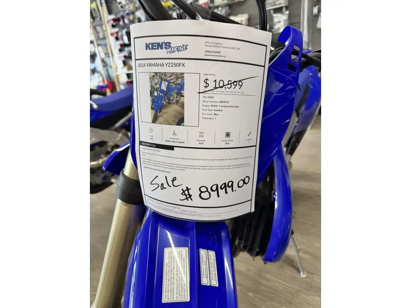 2024 Yamaha YZ250FX thumbnail 2