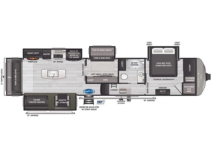 Keystone Rv Montana 3857br 2023 alt