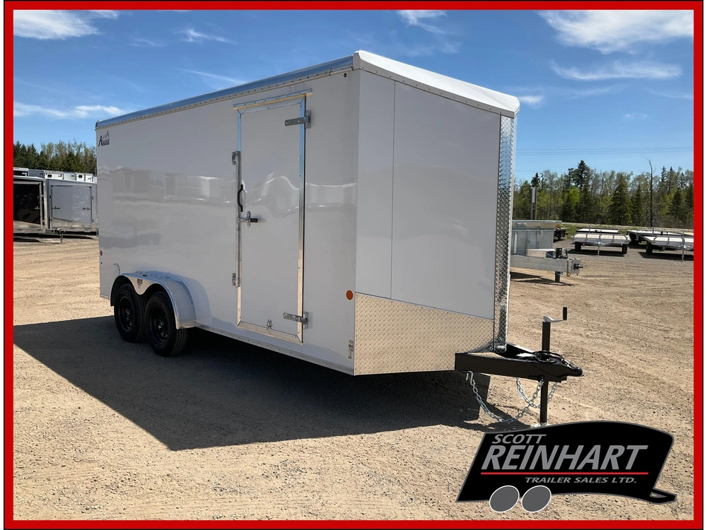 2026 Car Mate Trailers 7x16 Plus V-nose Avalanche Hd Cargo Trailer alt