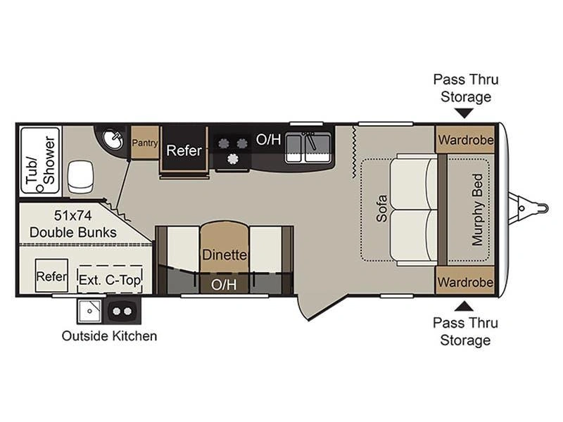 Keystone Rv Passport 239ml 2018 alt