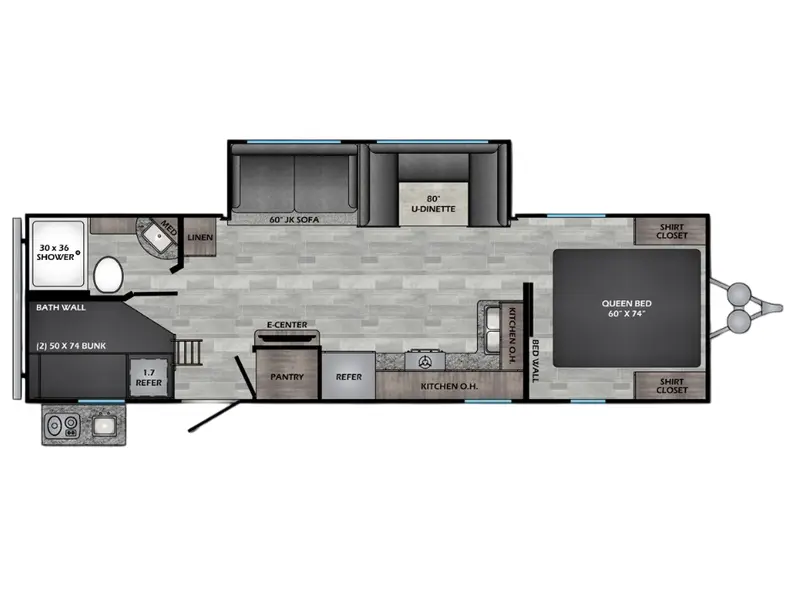 2020 Crossroads RV 280BH ZINGER thumbnail 2