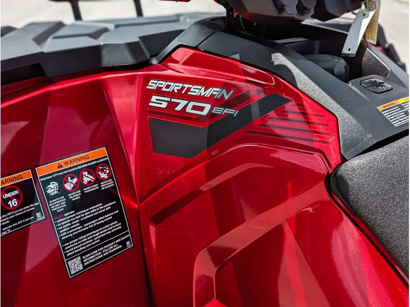2026 Polaris Sportsman 570 Trail // Sunset Red w/ Trail Riding Package thumbnail 16