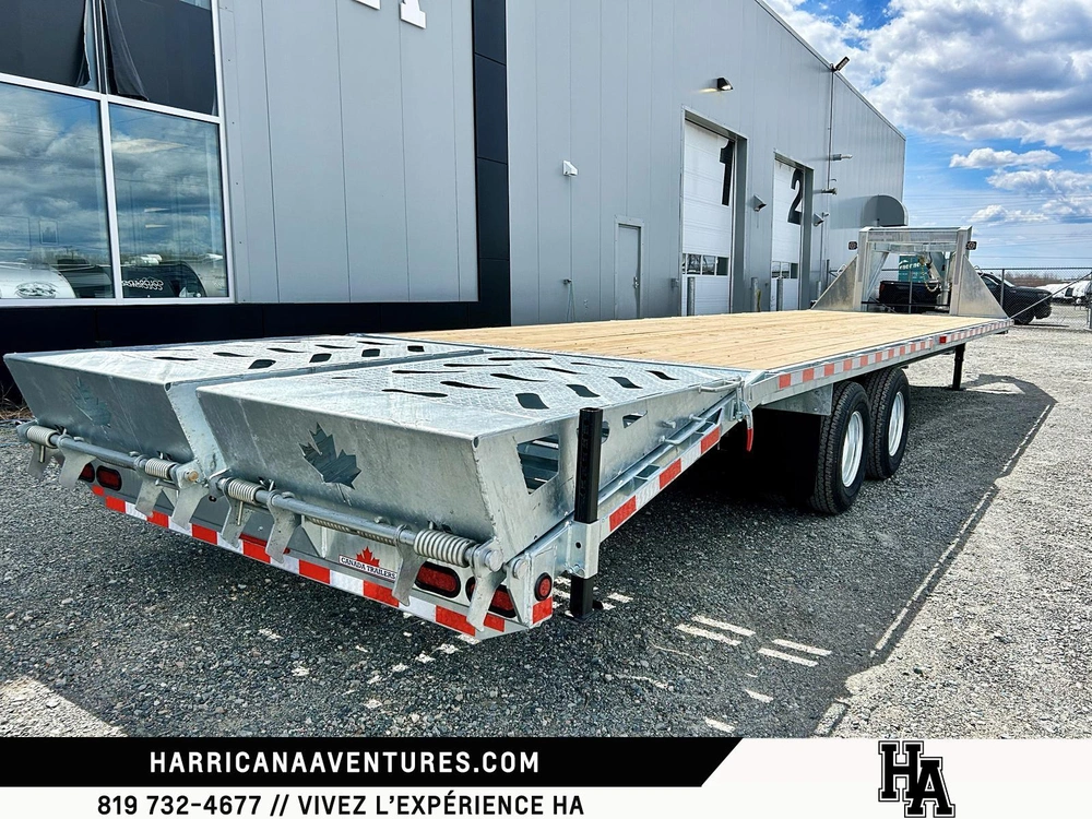 2026 Canada Trailers Remorque 102 X32 Plate Form Tandem Gnft32-24kd alt