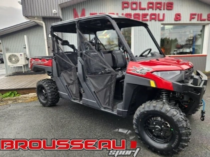 2025 Polaris Ranger Crew Xp 1000 Premium Rouge Coucher De Soleil alt
