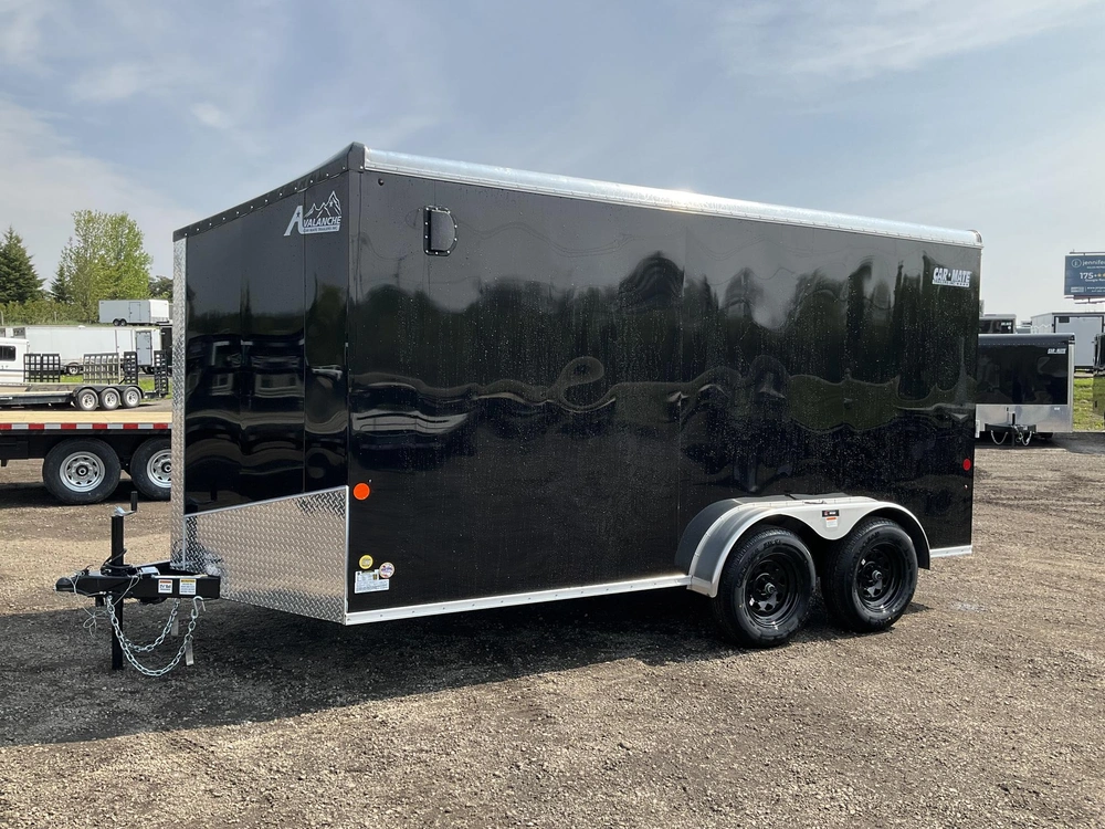 2026 Car Mate Trailers 7x14 Plus V-nose Hd Avalanche Cargo Trailer alt