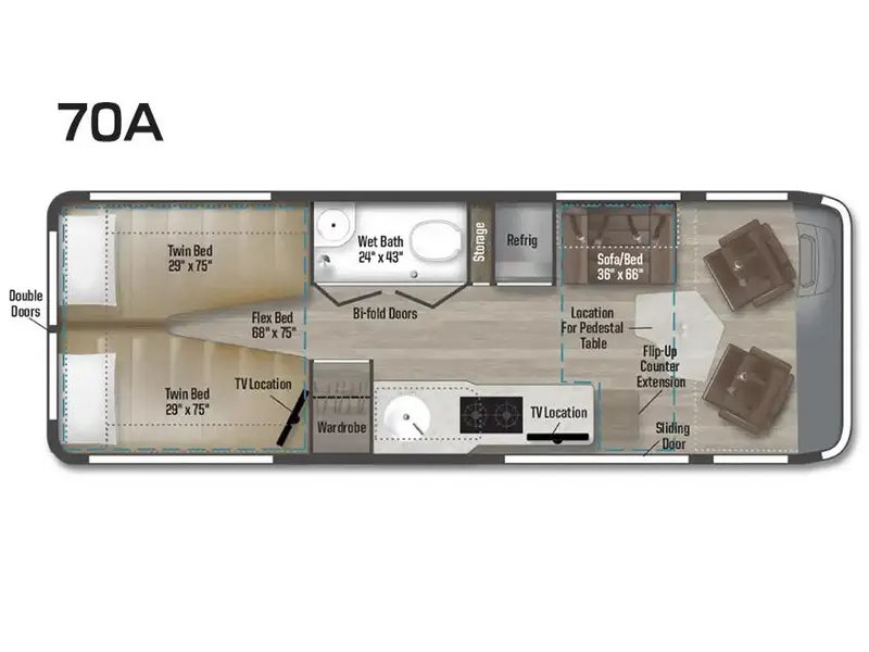 2023 Winnebago ERA 70A thumbnail 19