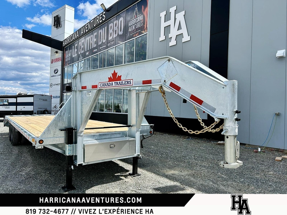 2026 Canada Trailers Remorque 102 X32 Plate Form Tandem Gnft32-24kd alt