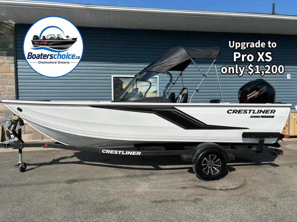 2026 Crestliner 1750 Hawk W/115hp & Matching Trailer! alt