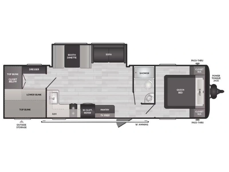 Keystone Rv Hideout 291br 2025 alt