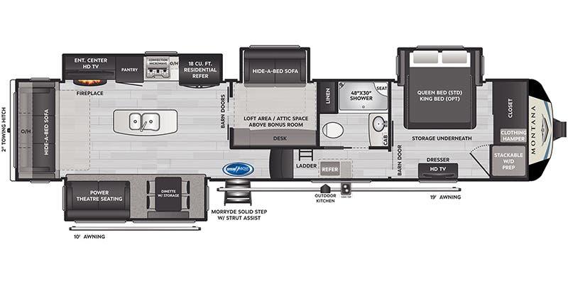 2021 Keystone RV Montana thumbnail 37
