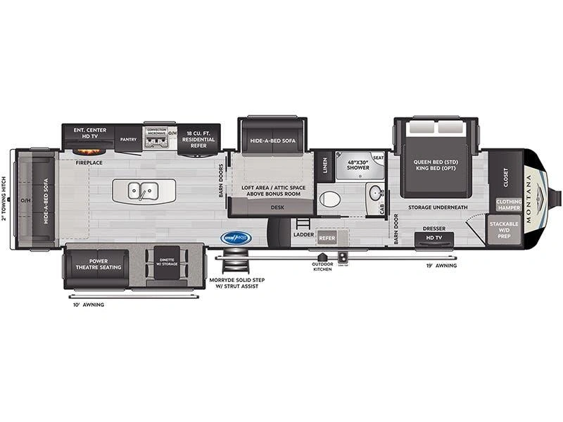 Keystone Rv Montana 3855br 2021 alt