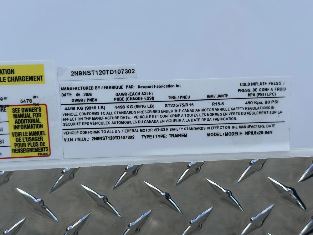Newport 8520ta3 Porte Rampe 2026 alt