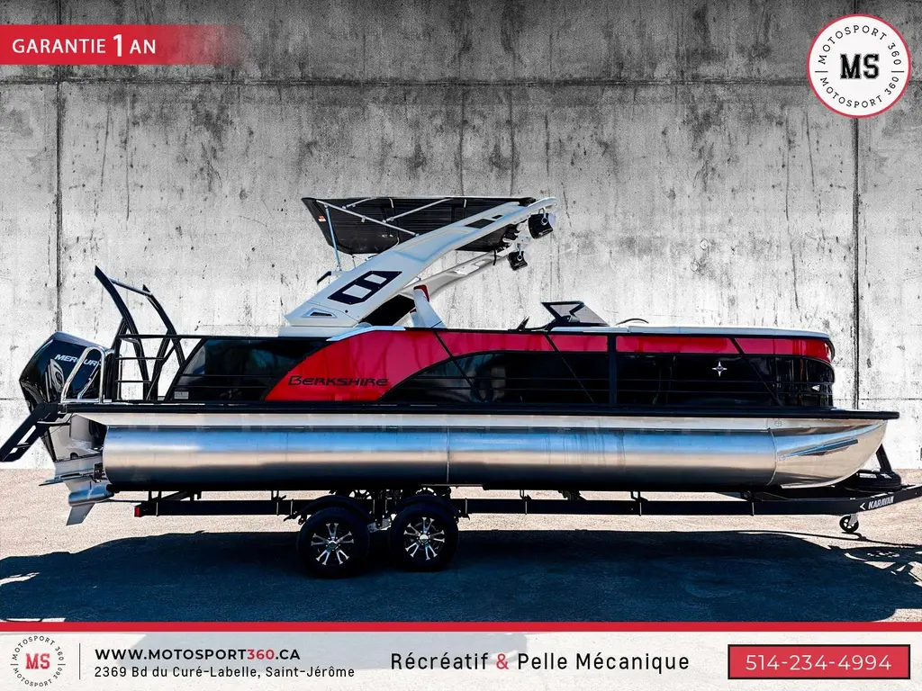 Berkshire 25UL DC STS 300 HP VERADO ! 2026 - LE PLUS BEAU PONTON AU QUÉBEC !
