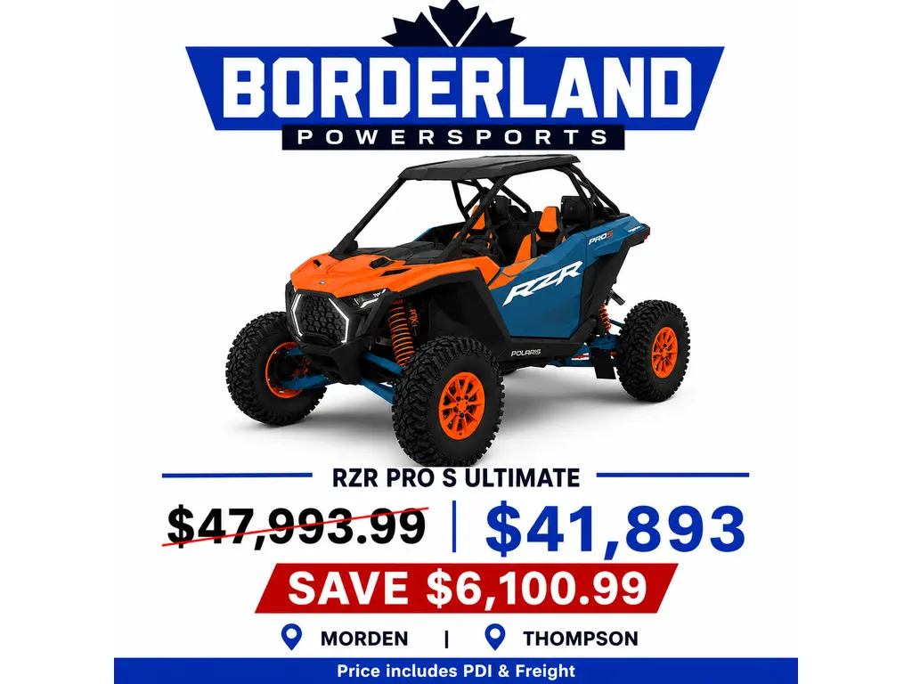 2025 Polaris RZR Pro S Ultimate - ORANGE BURST / ZENITH BLUE