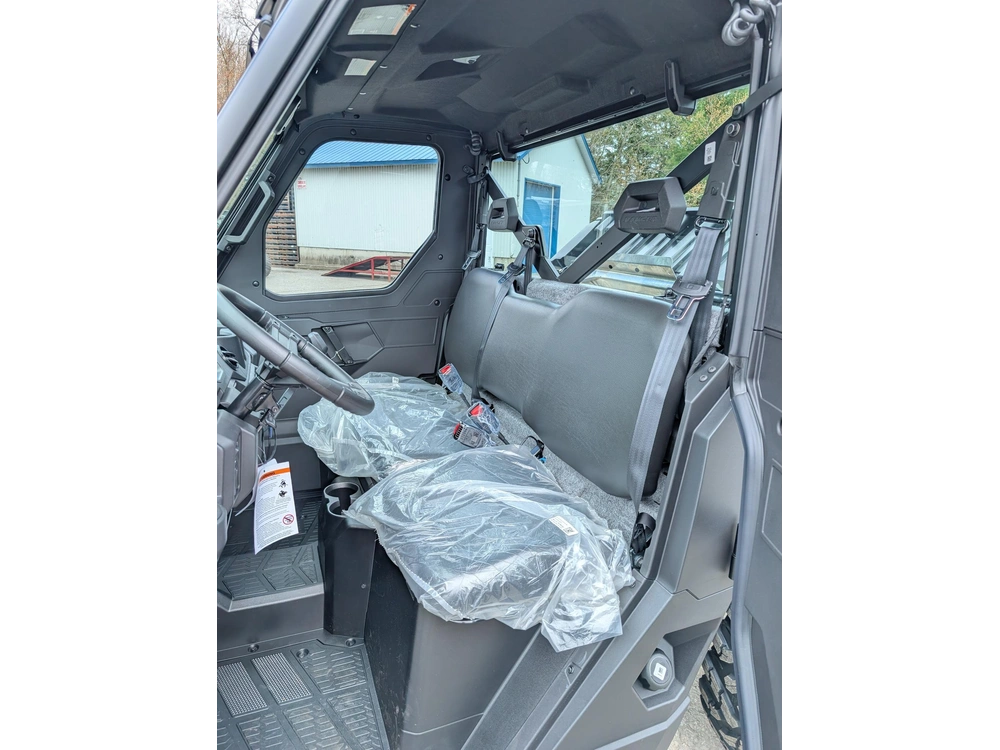 2027 Polaris Ranger Xp 1000 Cab - Avalanche Gray 🎯 Utv Cabine 1000cc Travail 4 Saisons Chauffé Prix Abordable Defender Ranger Qualité 🟢 alt