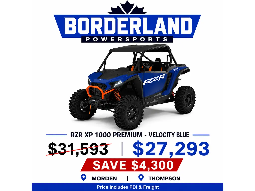 2025 Polaris RZR XP 1000 ULTIMATE - POLARIS BLUE Ultimate 
