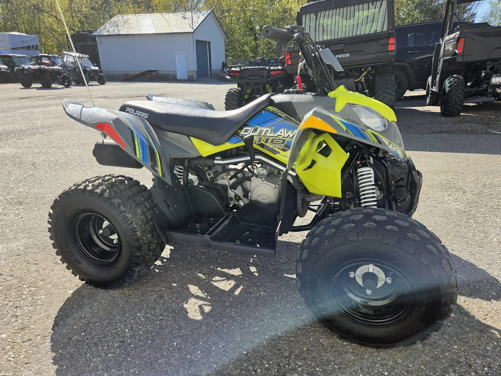 Polaris Outlaw 90 Vtt Enfant 🎯 Vtt Enfant Impeccable Sécuritaire Débutant Quad Junior Fiable Facile Contrôle 🟢 2021 alt