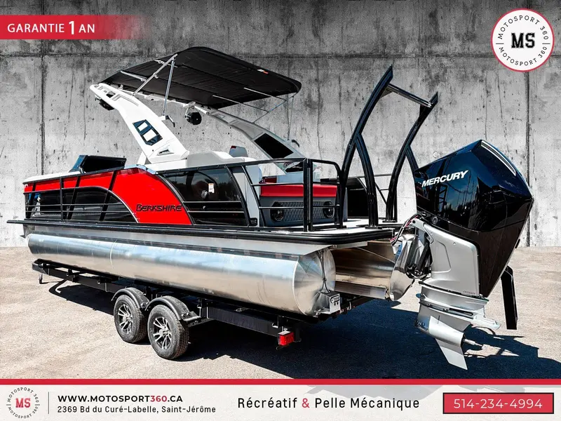 2026 Berkshire 25UL DC STS 300 HP VERADO ! LE PLUS BEAU PONTON AU QUÉBEC ! thumbnail 4