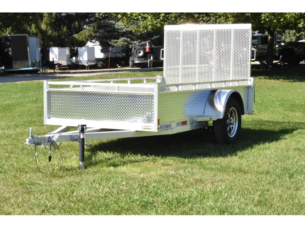 2026 Enbeck Aluminum Utility 5' X 10' Single Axle alt