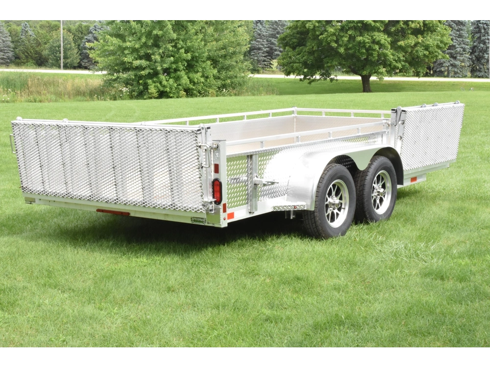 2026 Enbeck Side Loader Aluminum Utility 7' X 14' Ta alt