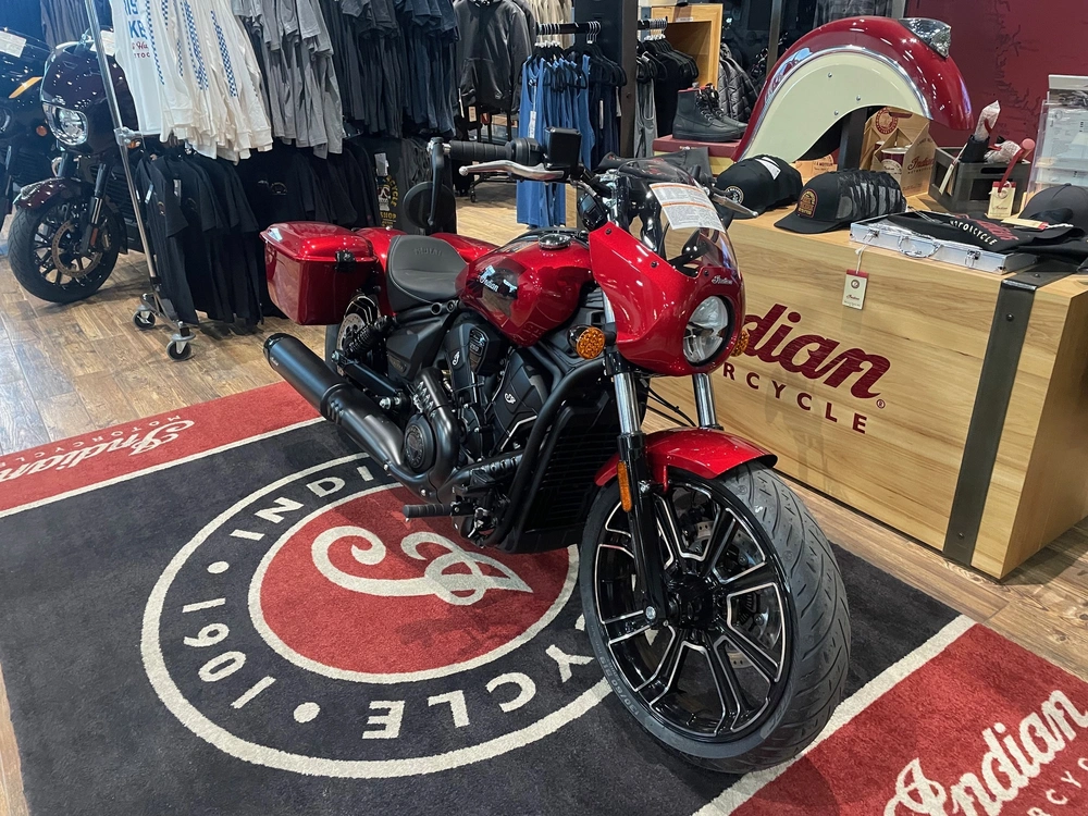 2026 Indian Motorcycle Sport Scout Rt - Sunset Red alt