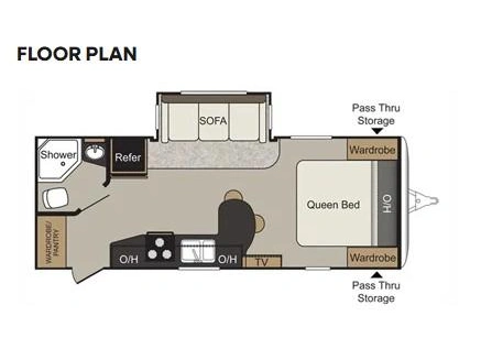 Keystone Rv Passport Elite 23rb 2018 alt