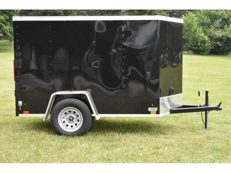 2026 Cross Painted Steel Enclosed (Beta) 5' x 8' Single Axle