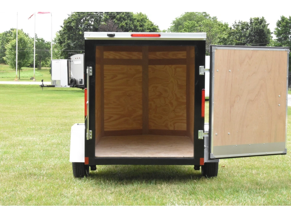 2026 Cross Painted Steel Enclosed (beta) 5' X 8' Single Axle alt