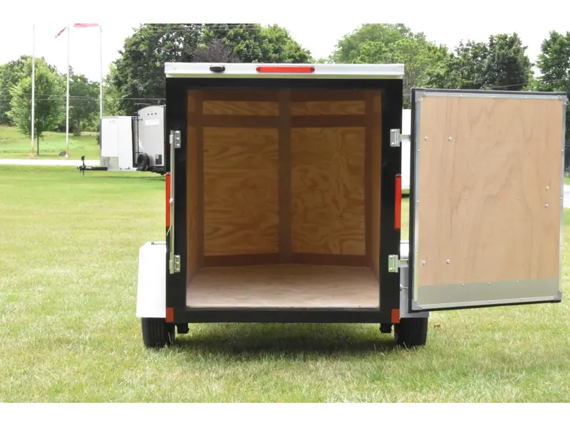 2026 Cross Painted Steel Enclosed (Beta) 5' x 8' Single Axle