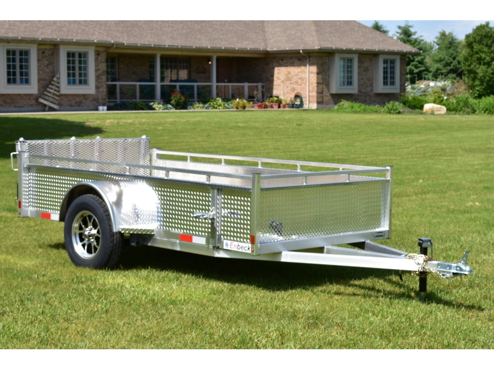 2026 Enbeck Aluminum Utility 5' X 10' Single Axle alt
