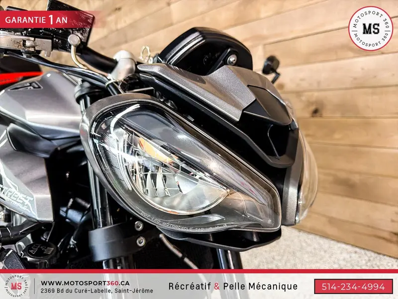 2022 Triumph STREET TRIPLE R 765 IMPECCABLE ! SUPER PRIX ! thumbnail 11