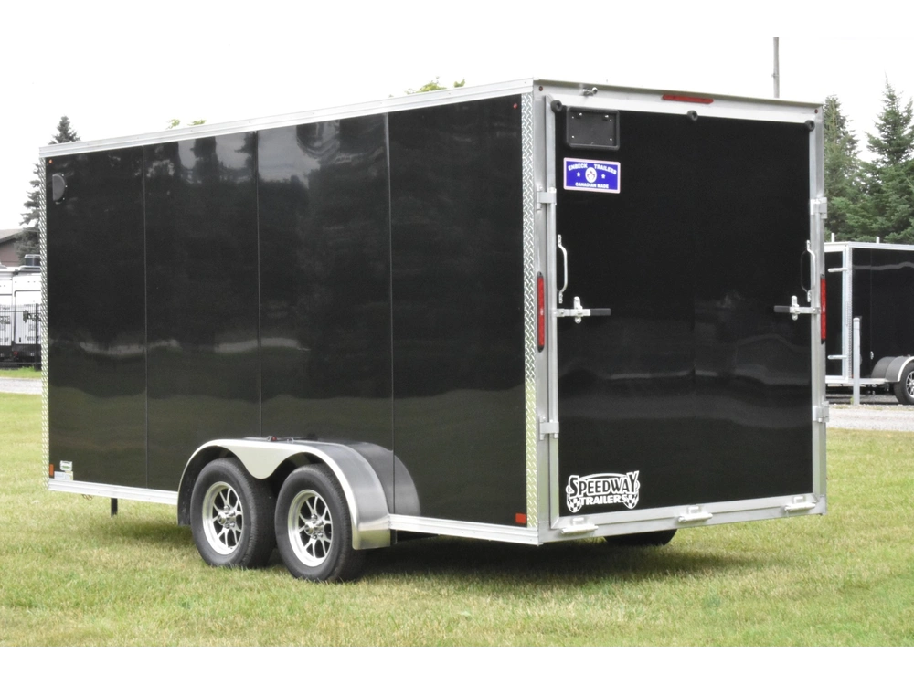2026 Enbeck Aluminum Enclosed 7' X 16' Tandem Axle alt