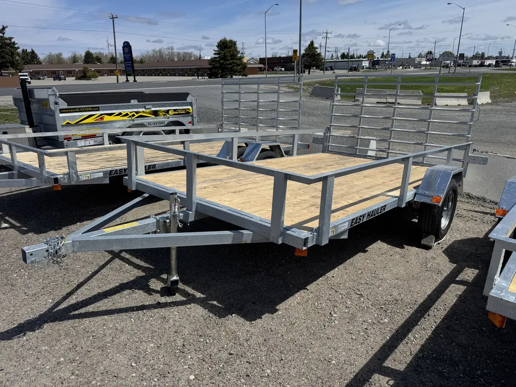 2026 Easy Hauler TRAILER,UTL,82"X12',GALV,REAR RAMP 
