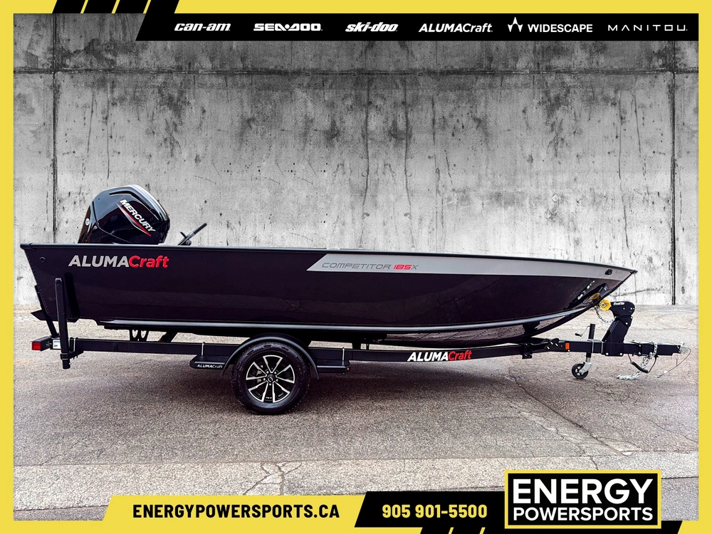 2026 Alumacraft Comp 185x Tiller F29 Shadow Series Cvg alt